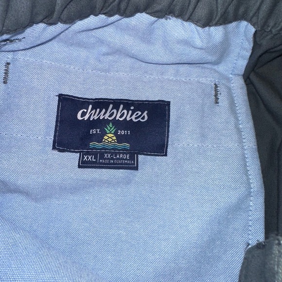 Chubbies The Musts Shorts XX Large‎ Gray 7" Inseam Elastic Waistband Mens - Picture 5 of 9
